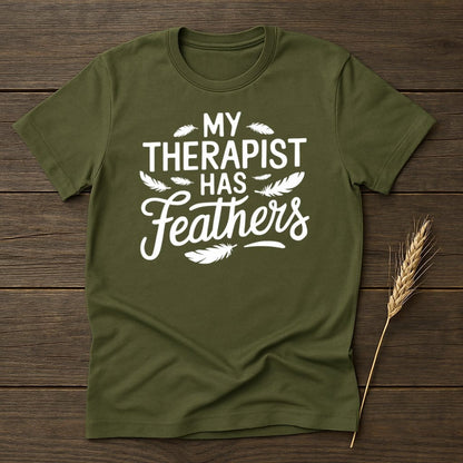 MyDesigns Physical Item S / Military Green Funny Bird Lover T-Shirt