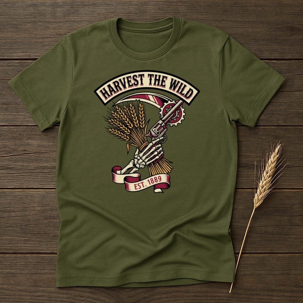 MyDesigns Physical Item S / Military Green Harvest The Wild T-Shirt