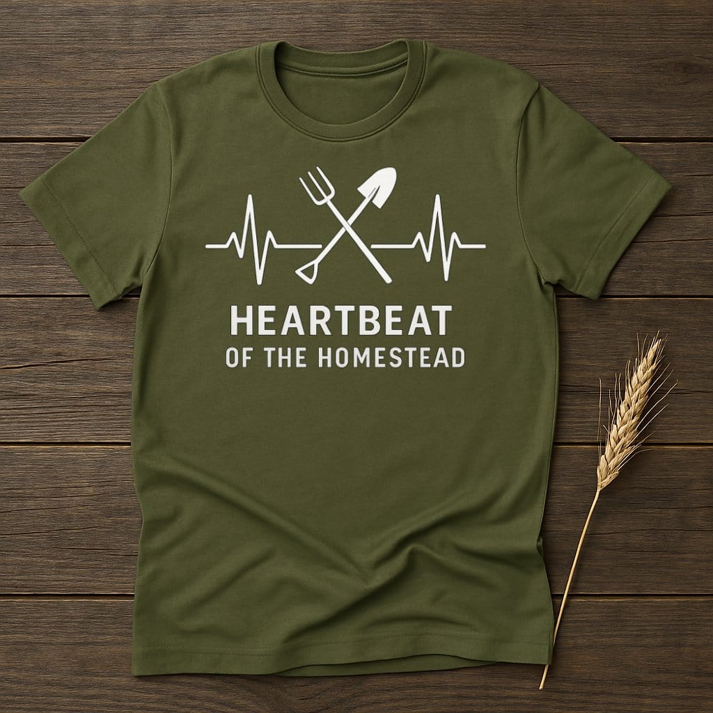 MyDesigns Physical Item S / Military Green Heartbeat Of The Homestead T-Shirts