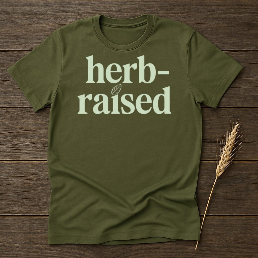 MyDesigns Physical Item S / Military Green Herb-Raised T-Shirts