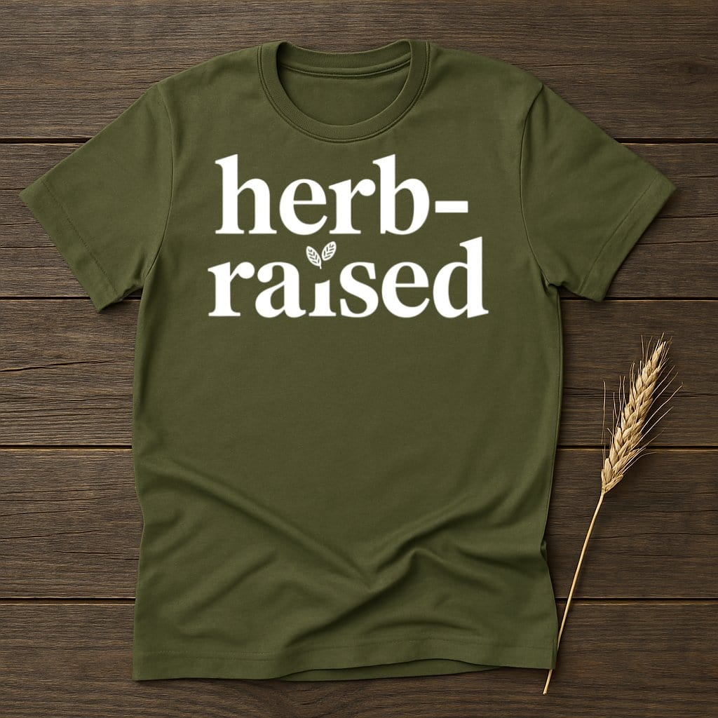 MyDesigns Physical Item S / Military Green Herb-Raised T-Shirts