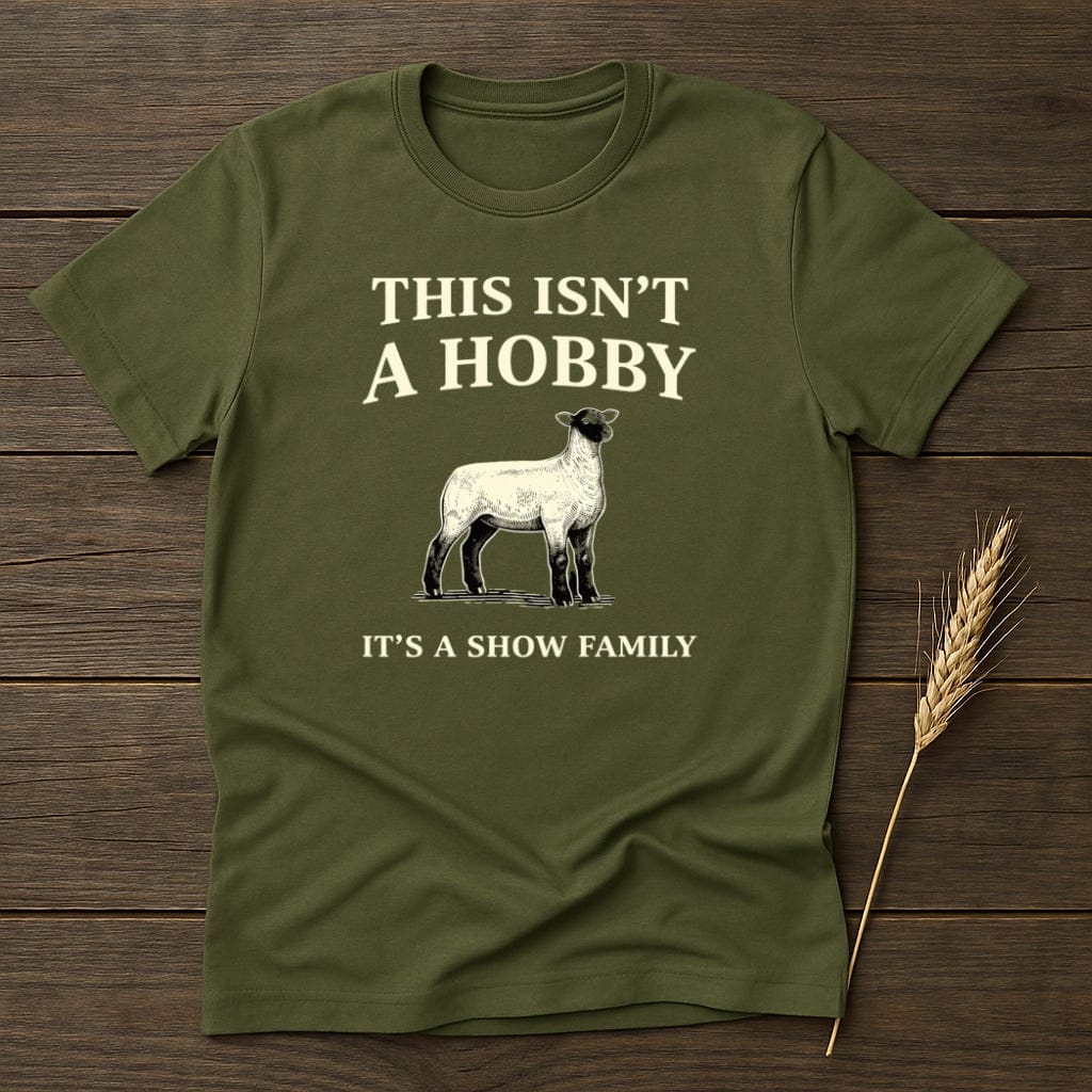 MyDesigns Physical Item S / Military Green Hobby Show Family T-Shirt