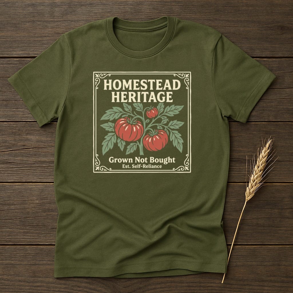 MyDesigns Physical Item S / Military Green Homestead Heritage T-Shirt