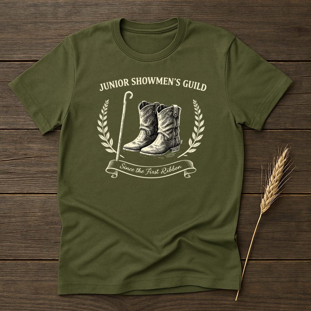 MyDesigns Physical Item S / Military Green Junior Showmen's Guild T-Shirt