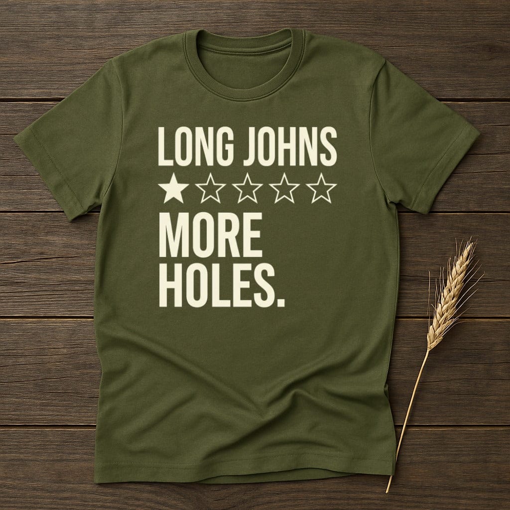 MyDesigns Physical Item S / Military Green More Holes T-Shirt
