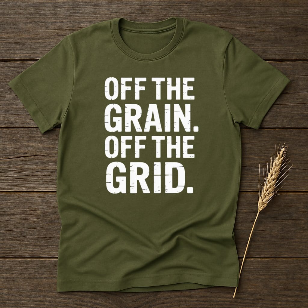 MyDesigns Physical Item S / Military Green Off The Grain Off The Grid T-Shirt