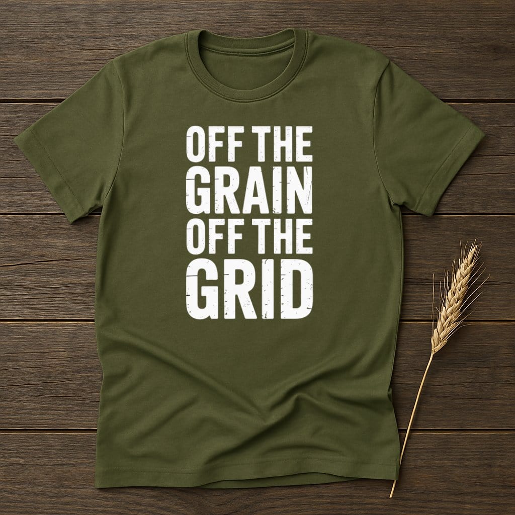 MyDesigns Physical Item S / Military Green Off The Grain Off The Grid T-Shirt