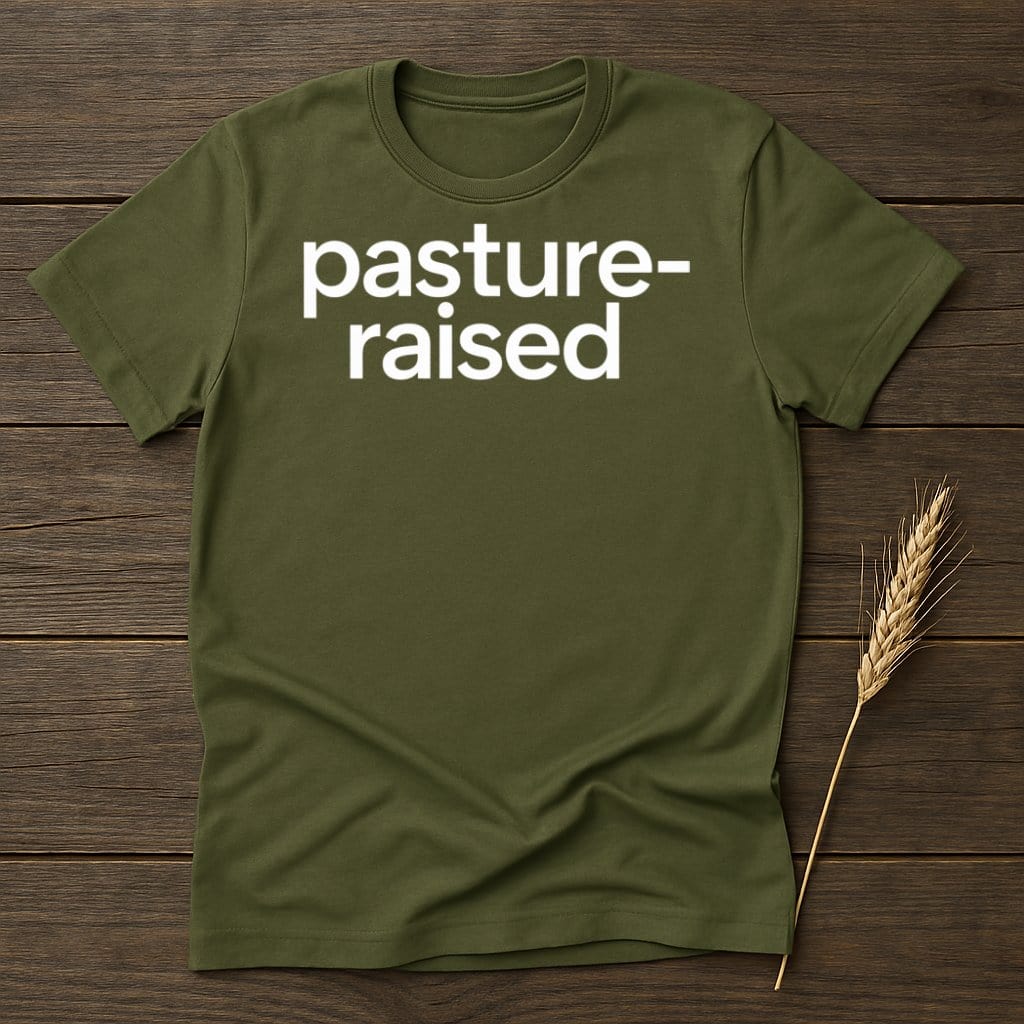 MyDesigns Physical Item S / Military Green Pasture-Raised T-Shirts