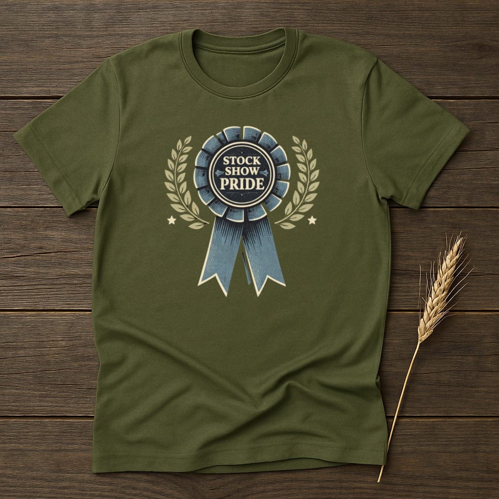 MyDesigns Physical Item S / Military Green Stock Show Pride T-Shirt