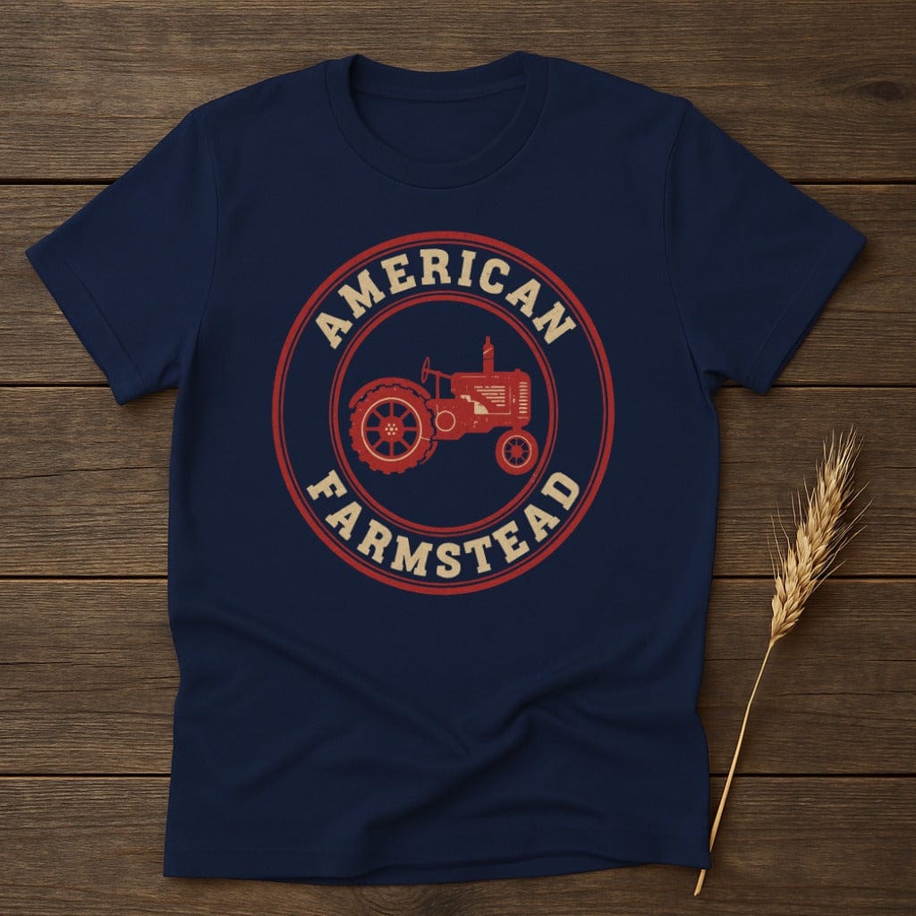 MyDesigns Physical Item S / Navy American Farmstead T-Shirt