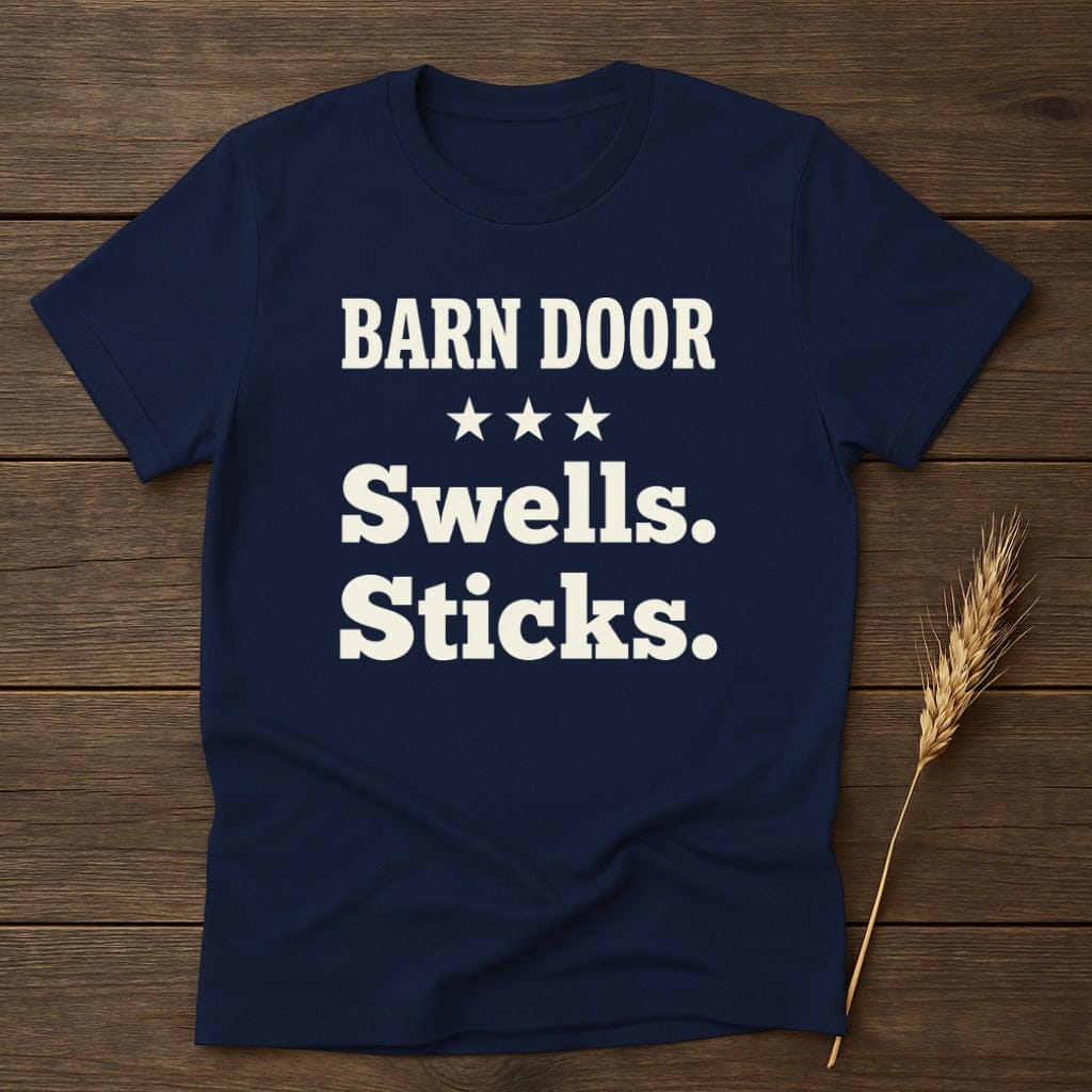 MyDesigns Physical Item S / Navy Barn Door Swells T-Shirt