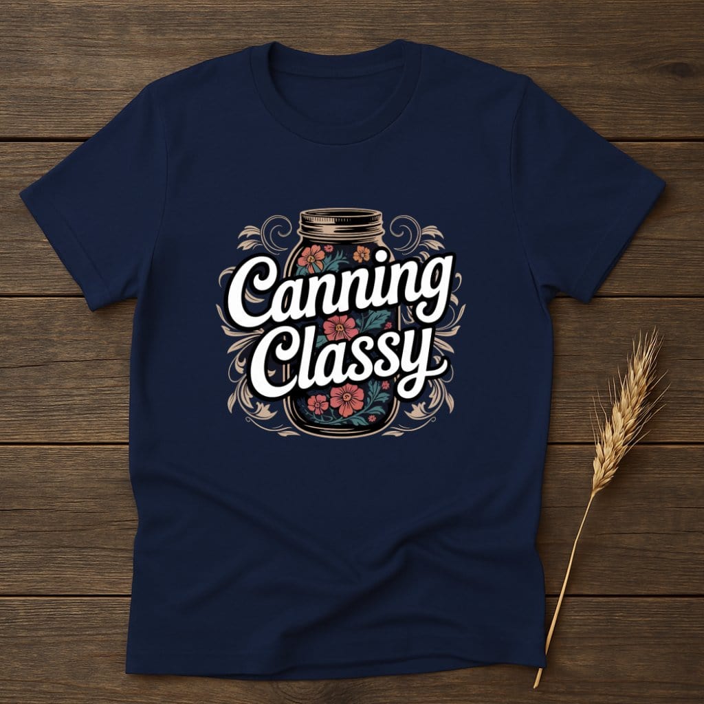 MyDesigns Physical Item S / Navy Canning Classy T-Shirts