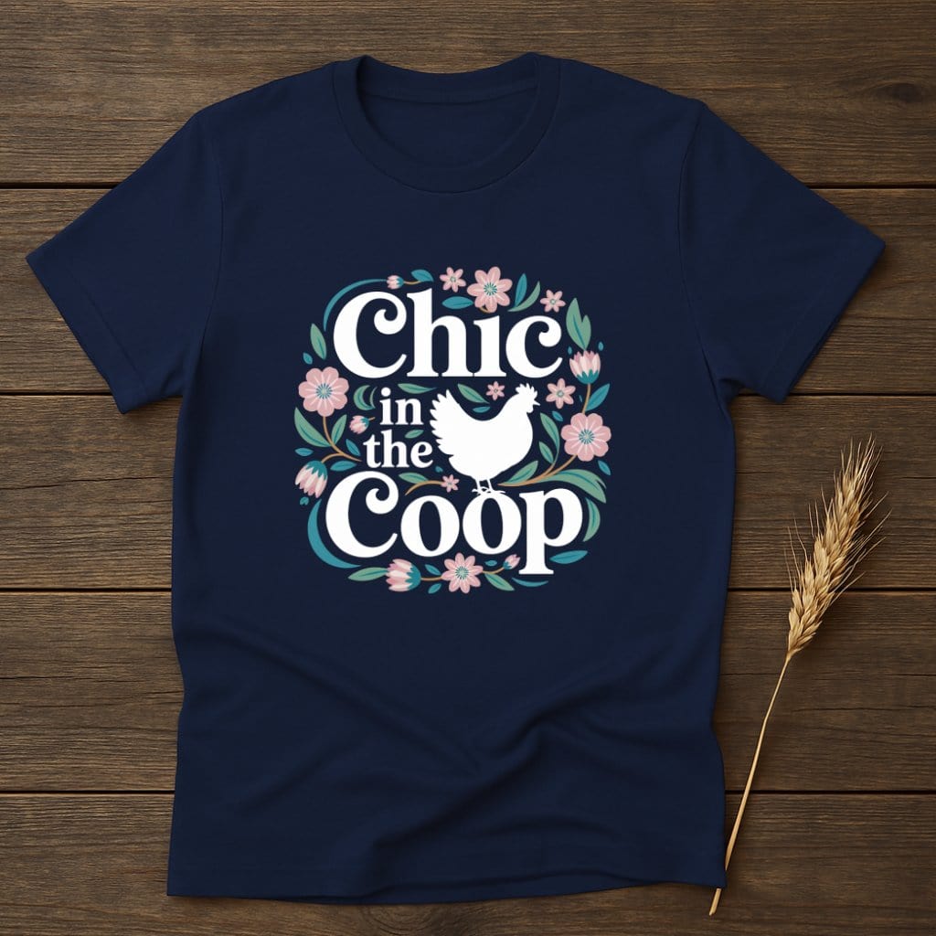 MyDesigns Physical Item S / Navy Chic in the Coop T-Shirts