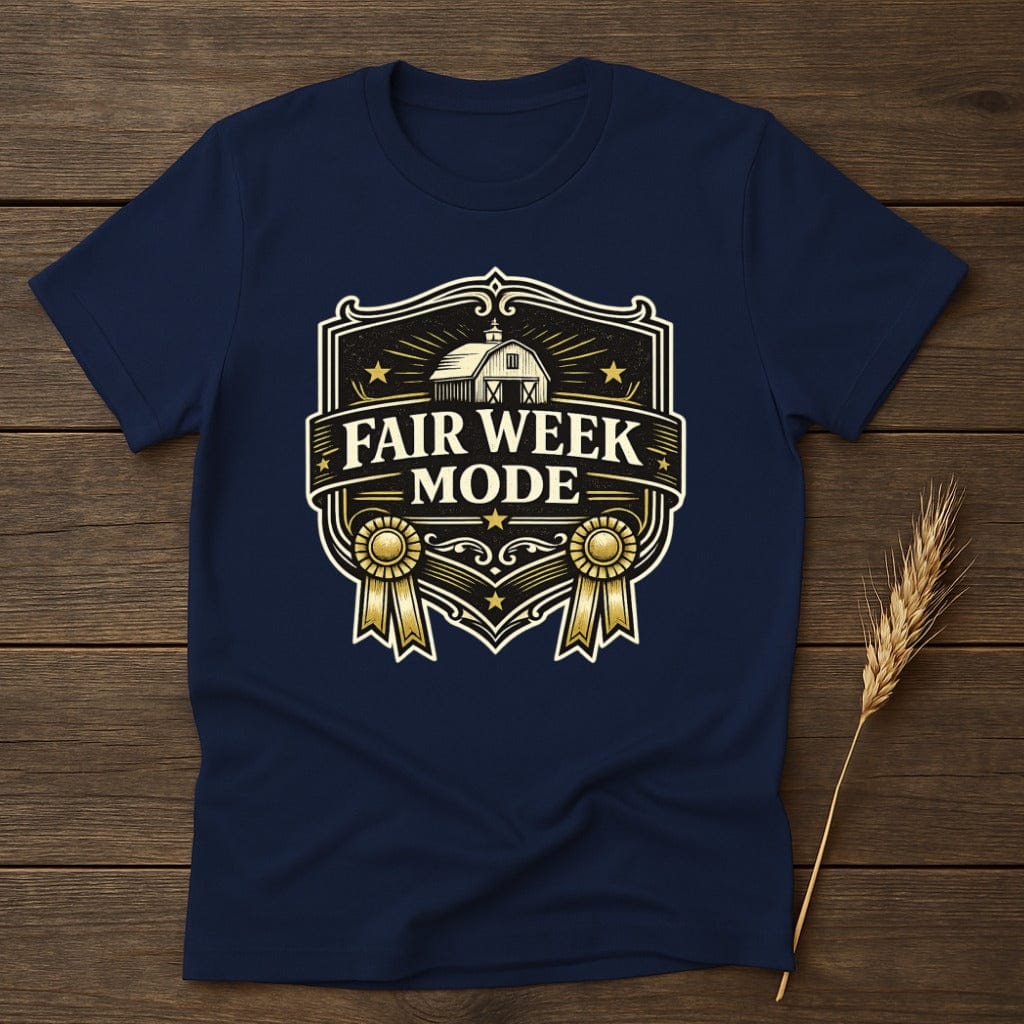 MyDesigns Physical Item S / Navy Fair Week Mode T-Shirt