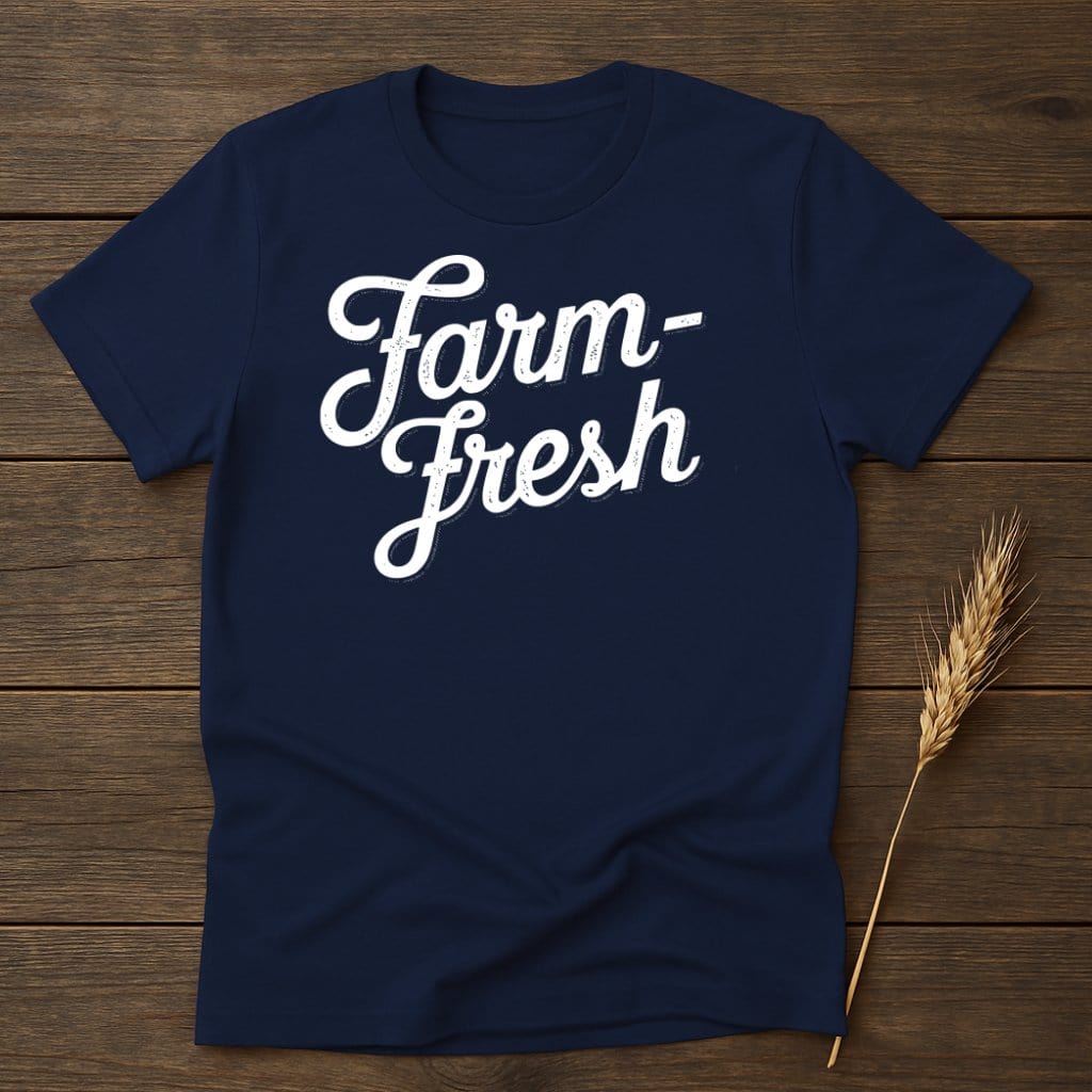 MyDesigns Physical Item S / Navy Farm Fresh T-Shirts