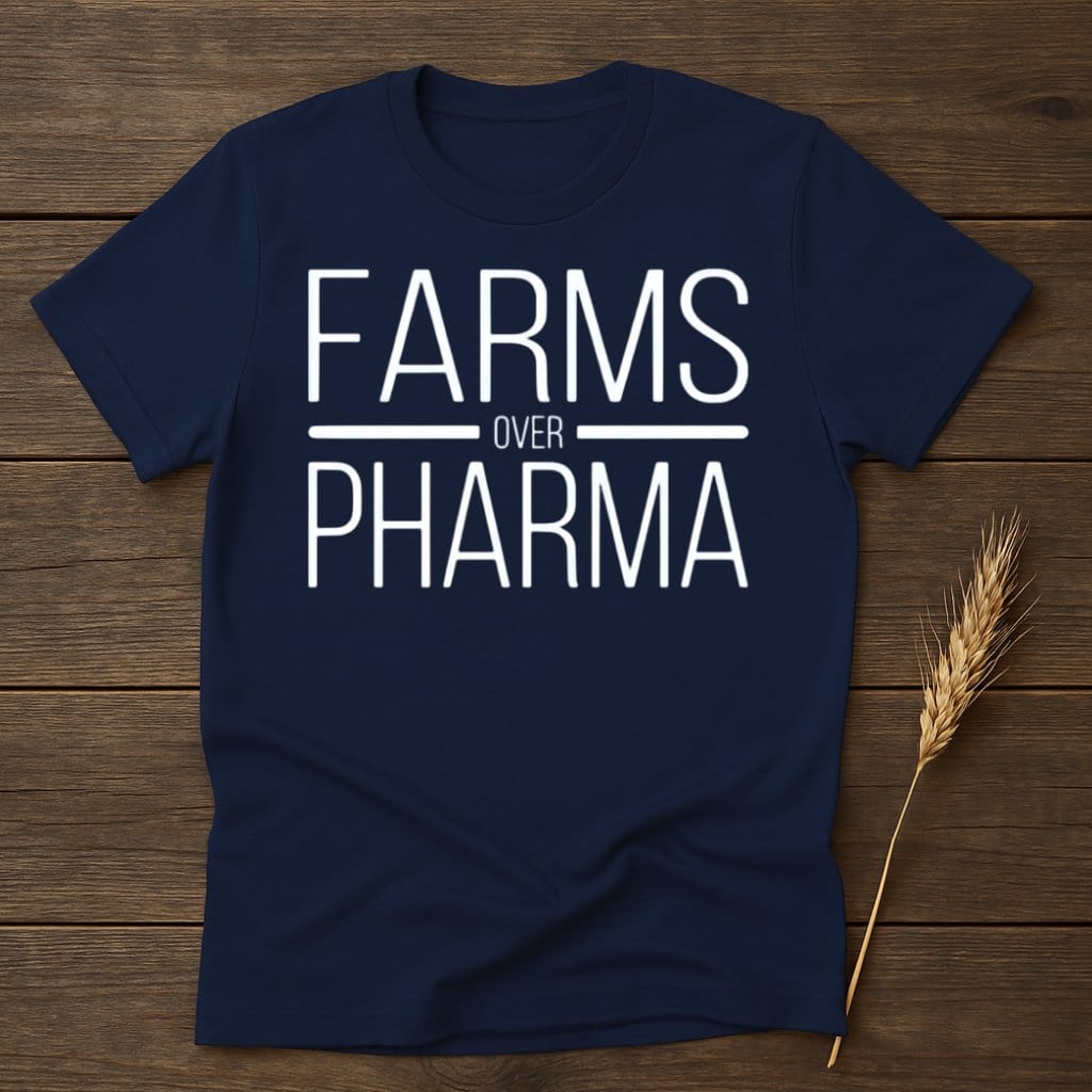 MyDesigns Physical Item S / Navy Farms Over Pharma T-shirt