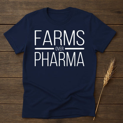 MyDesigns Physical Item S / Navy Farms Over Pharma T-shirt