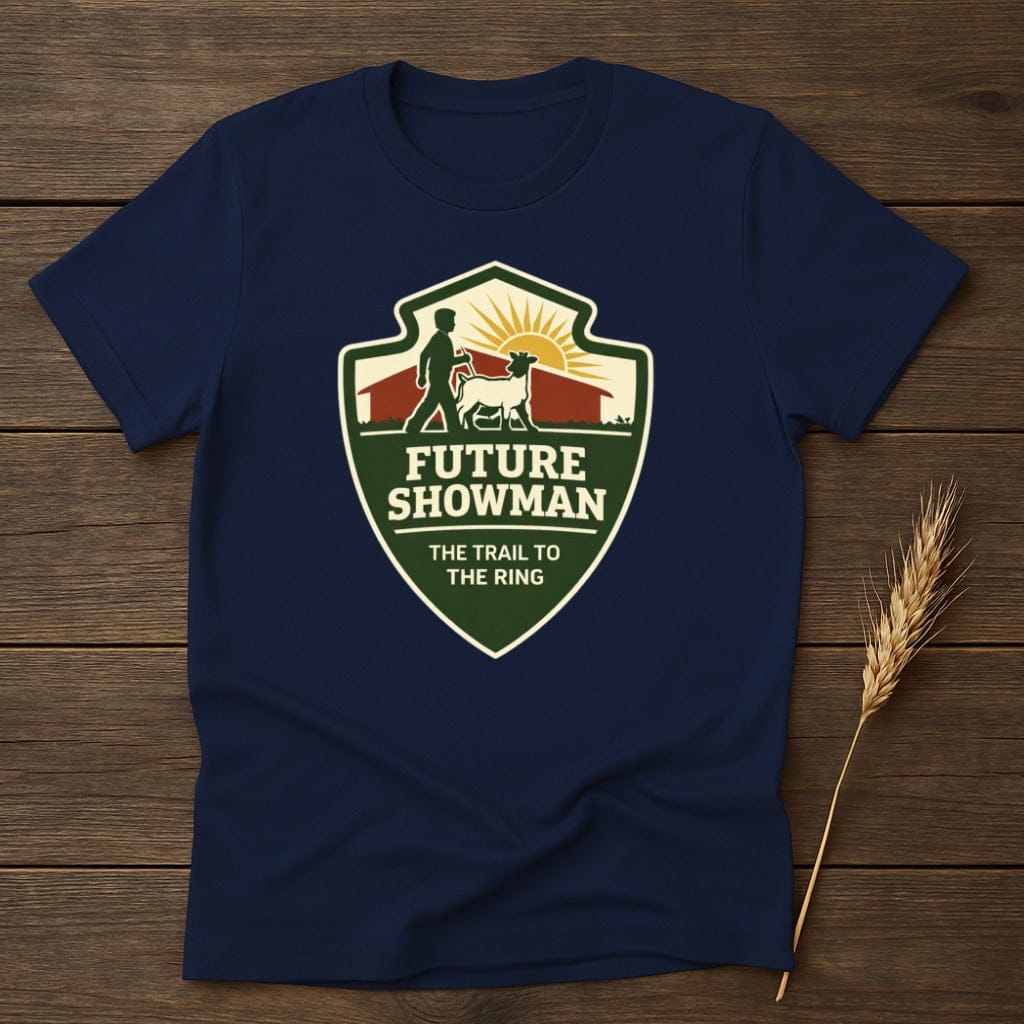 MyDesigns Physical Item S / Navy Future Showman Ring T-Shirt