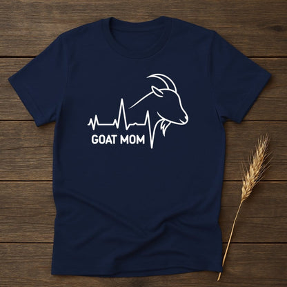 MyDesigns Physical Item S / Navy Goat Mom T-Shirt