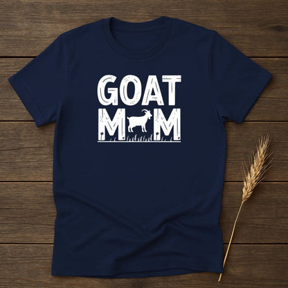 MyDesigns Physical Item S / Navy Goat Mom T-Shirts