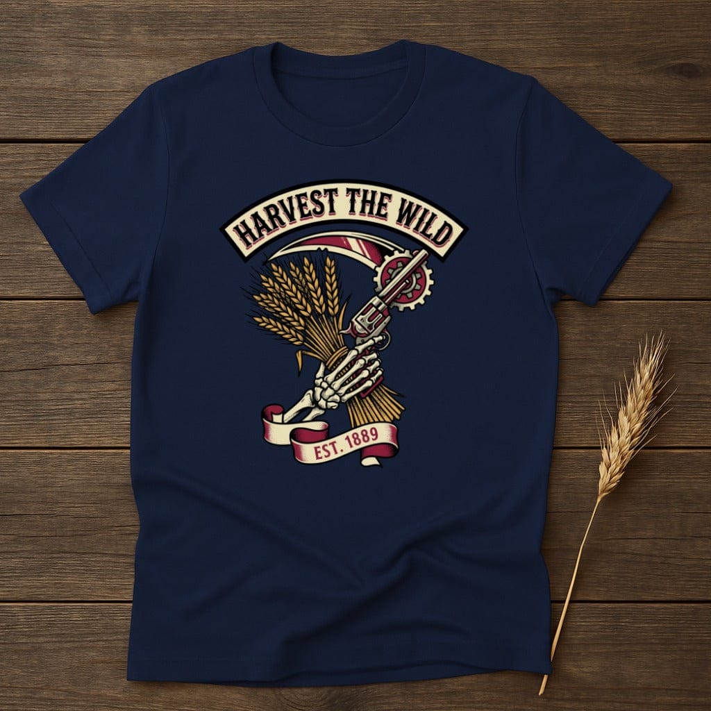 MyDesigns Physical Item S / Navy Harvest The Wild T-Shirt