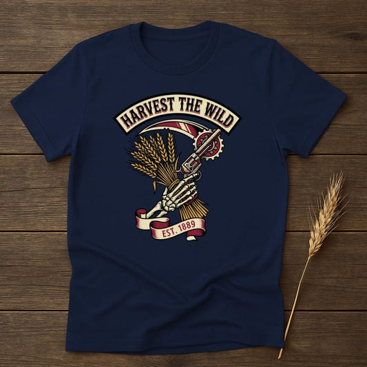 MyDesigns Physical Item S / Navy Harvest The Wild T-Shirt