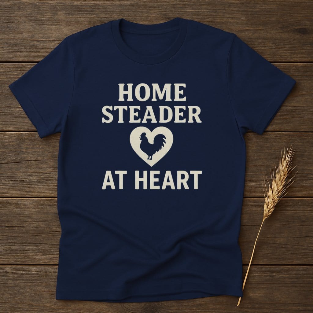 MyDesigns Physical Item S / Navy Home Steader At Heart T-Shirt