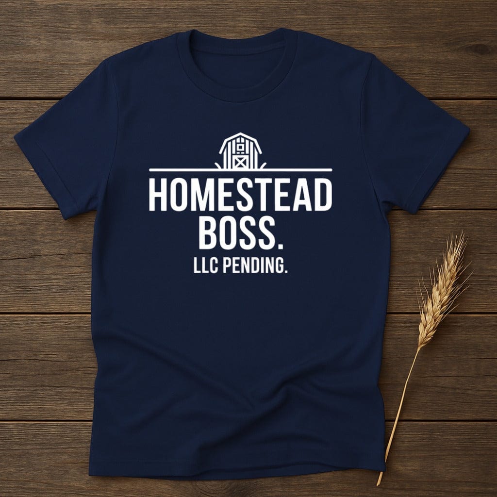 MyDesigns Physical Item S / Navy Homestead Boss LLC Pending T-Shirt