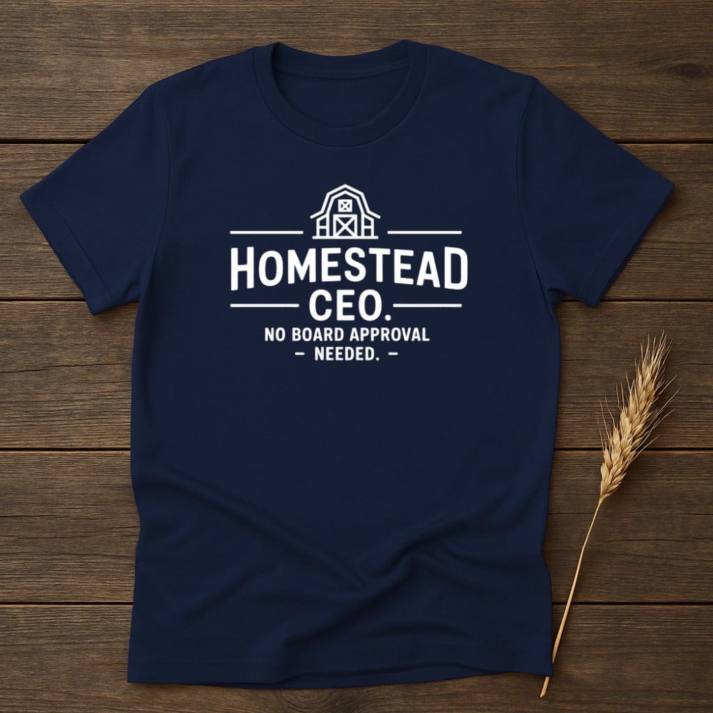 MyDesigns Physical Item S / Navy Homestead CEO T-Shirt