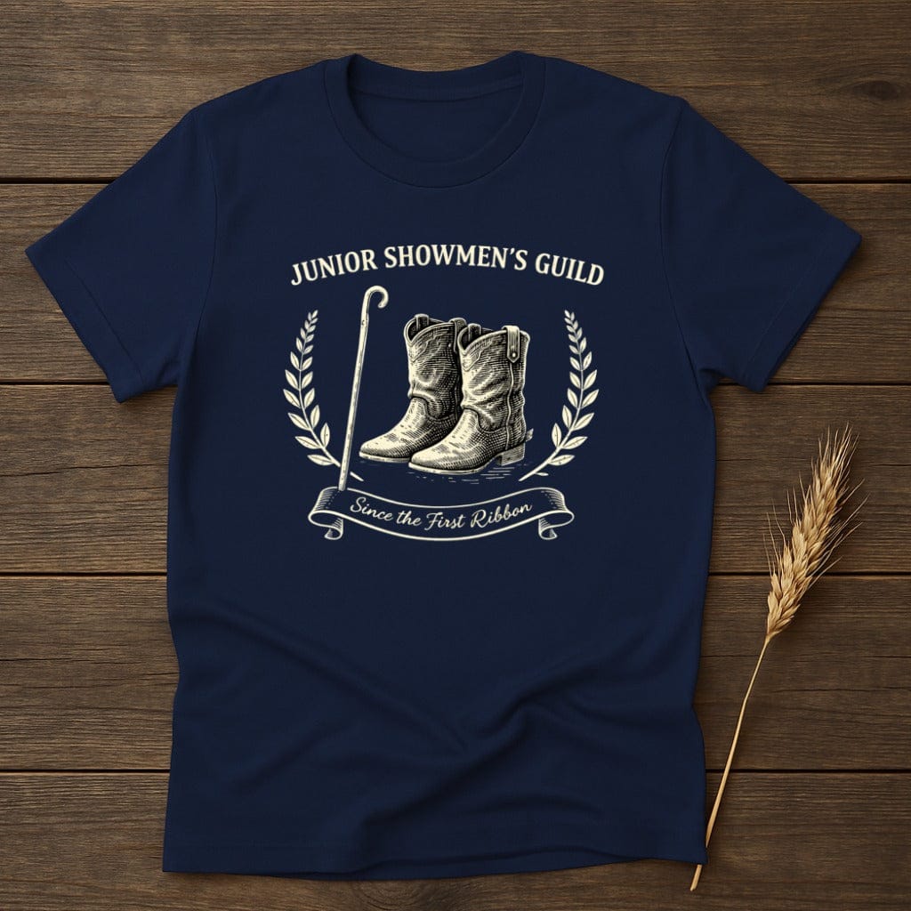 MyDesigns Physical Item S / Navy Junior Showmen's Guild T-Shirt