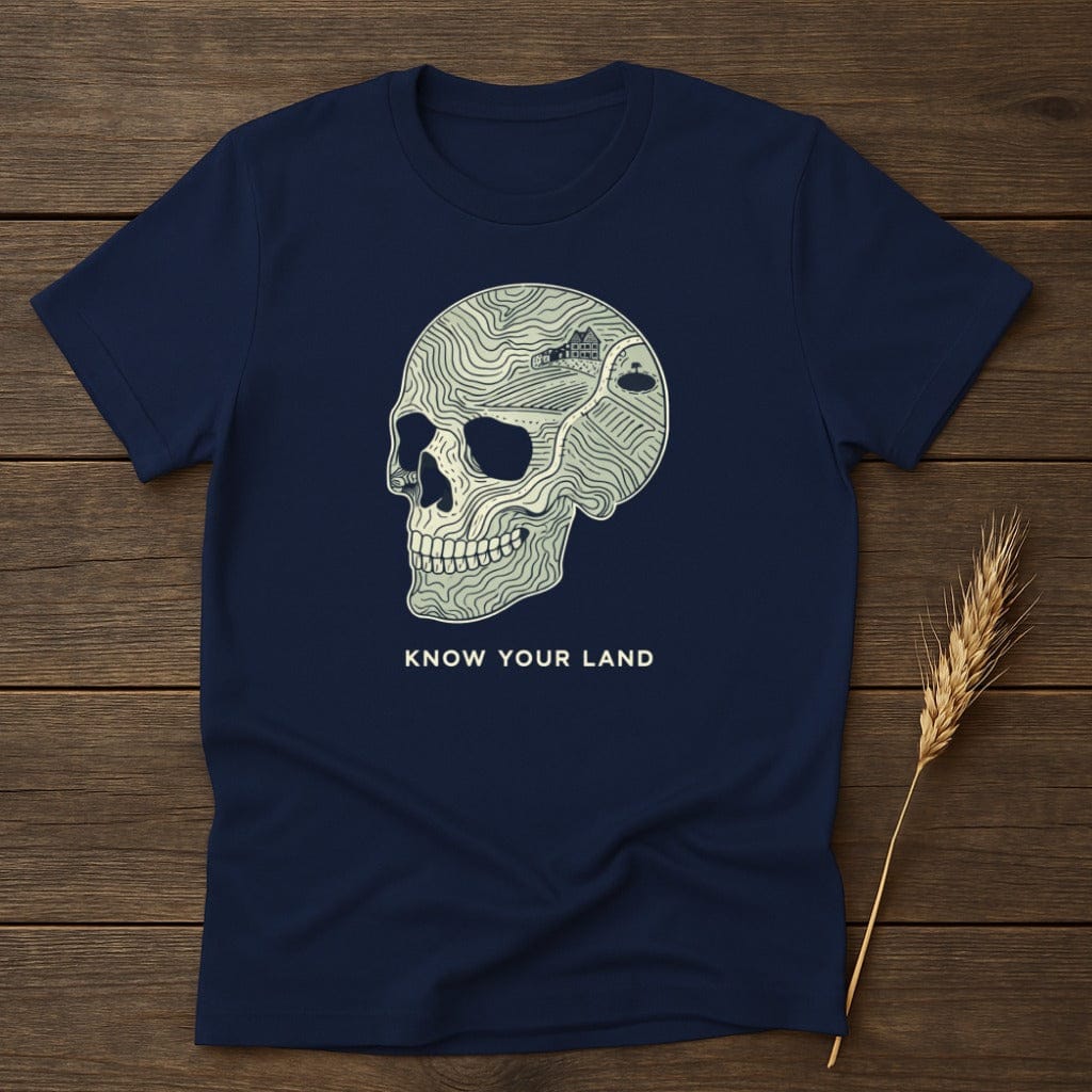 MyDesigns Physical Item S / Navy Know Your Land T-Shirt