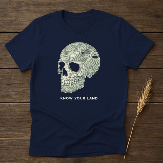 MyDesigns Physical Item S / Navy Know Your Land T-Shirt