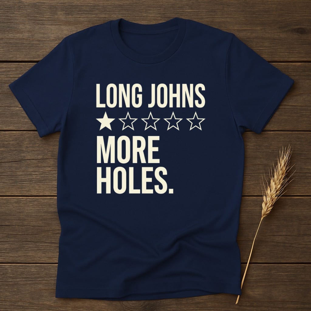 MyDesigns Physical Item S / Navy More Holes T-Shirt