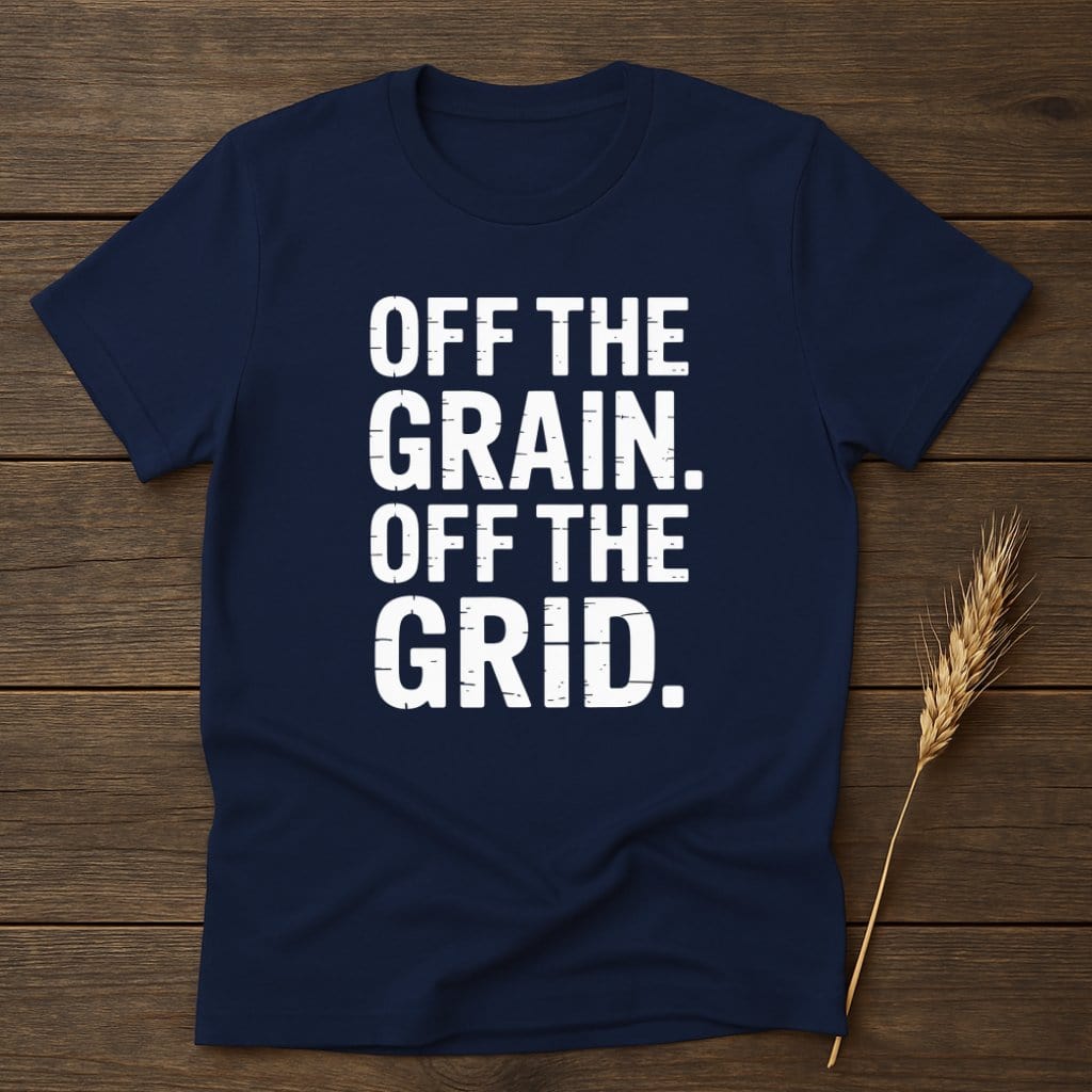 MyDesigns Physical Item S / Navy Off The Grain Off The Grid T-Shirt