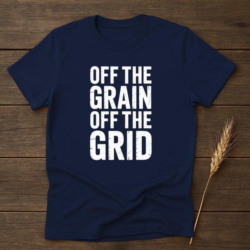 MyDesigns Physical Item S / Navy Off The Grain Off The Grid T-Shirt