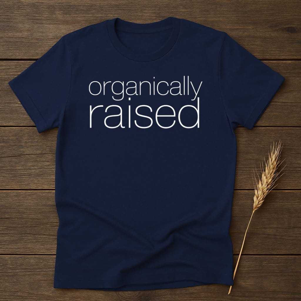 MyDesigns Physical Item S / Navy Organically Raised T-Shirts