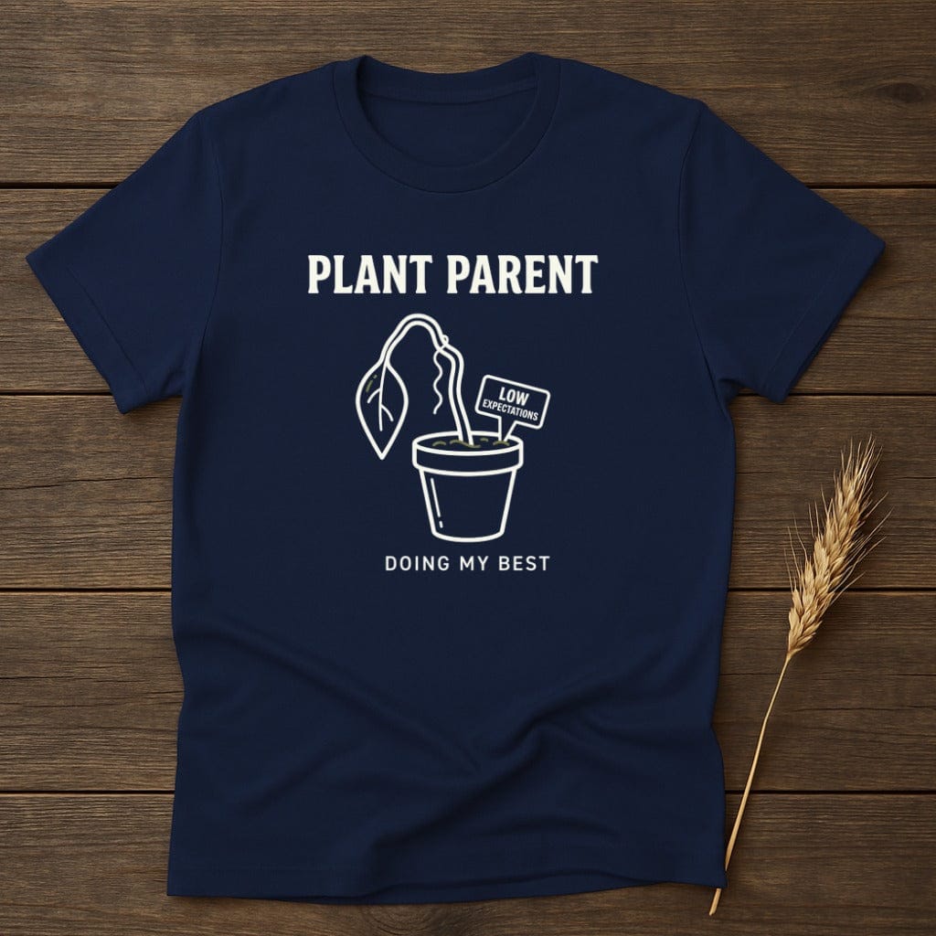 MyDesigns Physical Item S / Navy Plant Parent T-Shirt