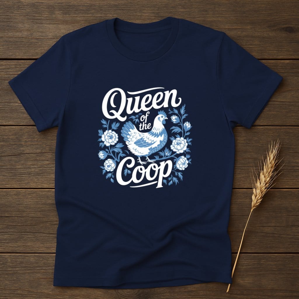 MyDesigns Physical Item S / Navy Queen of the Coop T-Shirts
