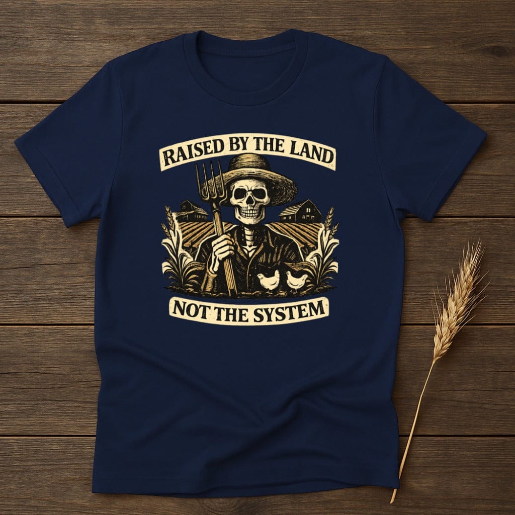 MyDesigns Physical Item S / Navy Raised By Land T-Shirt