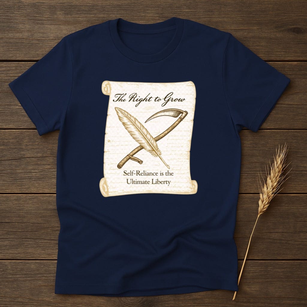 MyDesigns Physical Item S / Navy Right to Grow T-Shirt