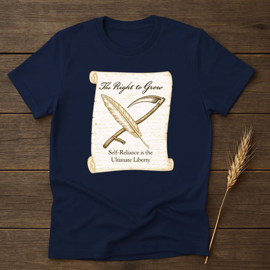 MyDesigns Physical Item S / Navy Right to Grow T-Shirt