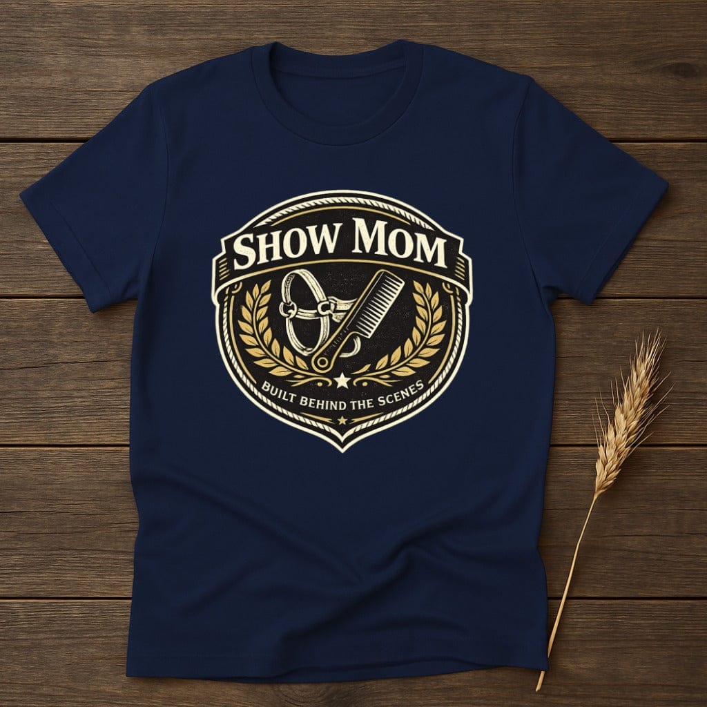 MyDesigns Physical Item S / Navy Show Mom T-Shirt