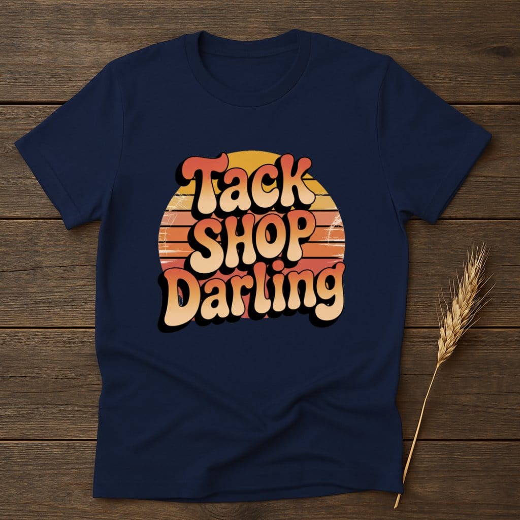 MyDesigns Physical Item S / Navy Tack Shop Darling Retro T-Shirts