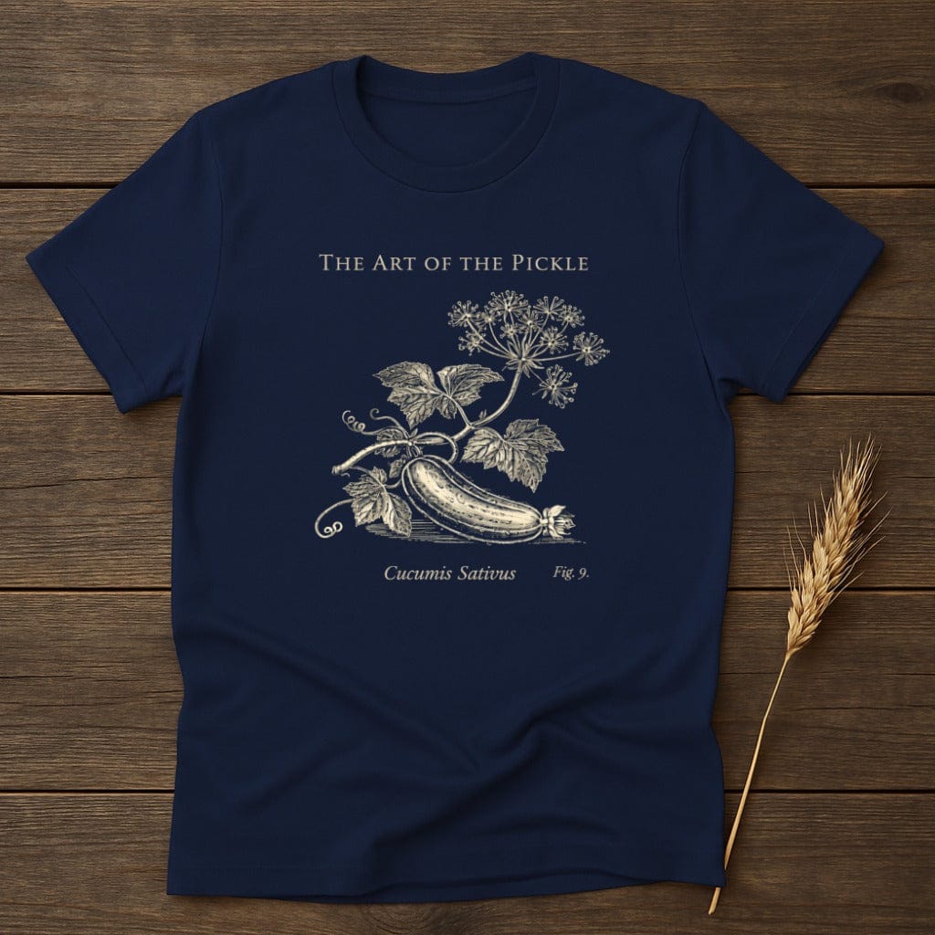 MyDesigns Physical Item S / Navy The Art of the Pickle T-Shirt