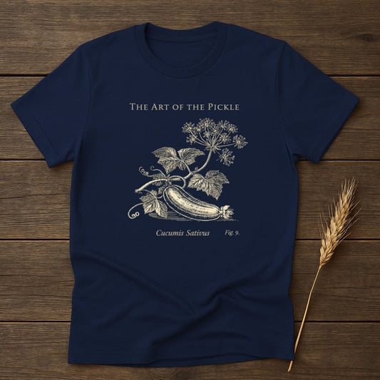 MyDesigns Physical Item S / Navy The Art of the Pickle T-Shirt