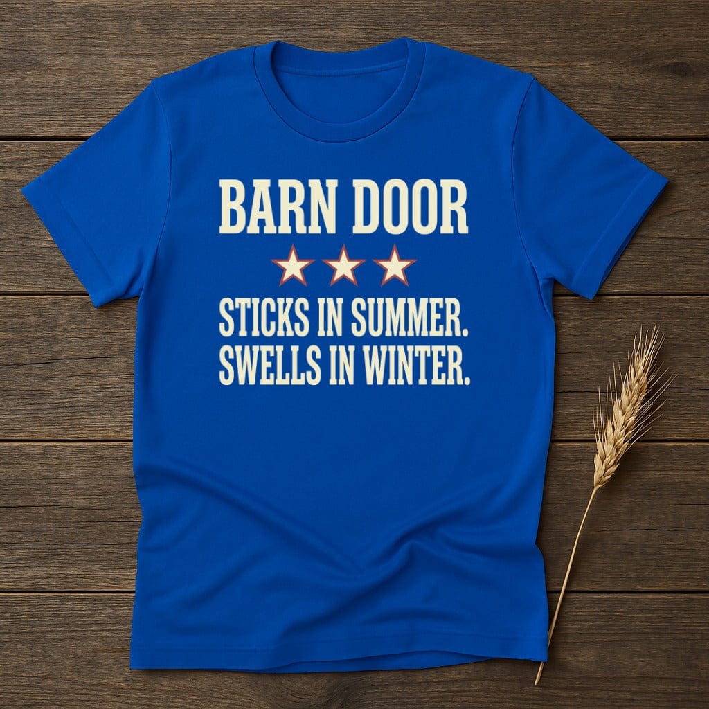 MyDesigns Physical Item S / Royal Barn Door Sticks T-Shirt