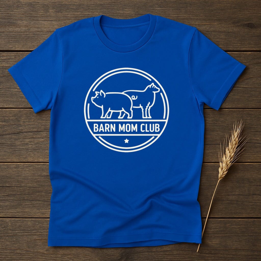 MyDesigns Physical Item S / Royal Barn Mom Club T-Shirt