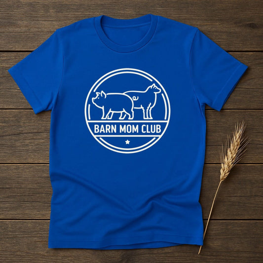 MyDesigns Physical Item S / Royal Barn Mom Club T-Shirt