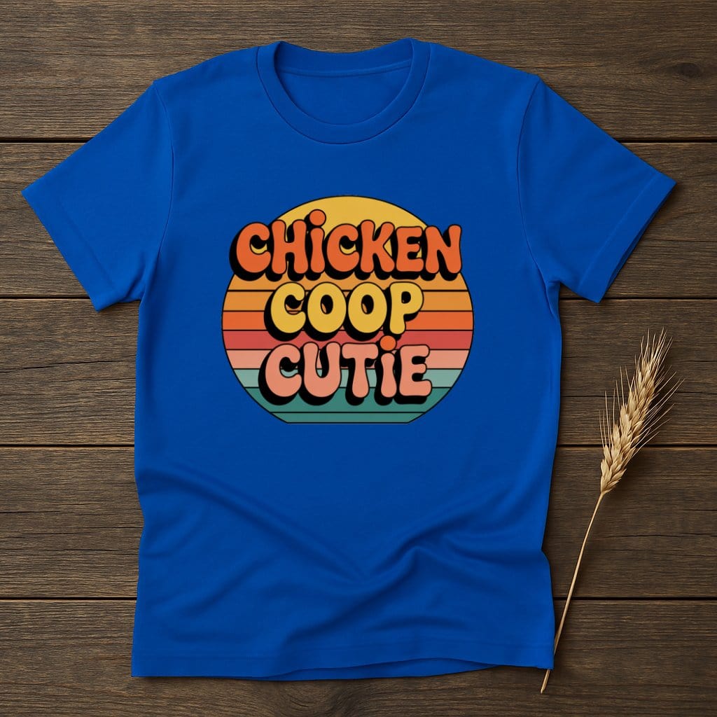 MyDesigns Physical Item S / Royal Chicken Coop Cutie Retro T-Shirts