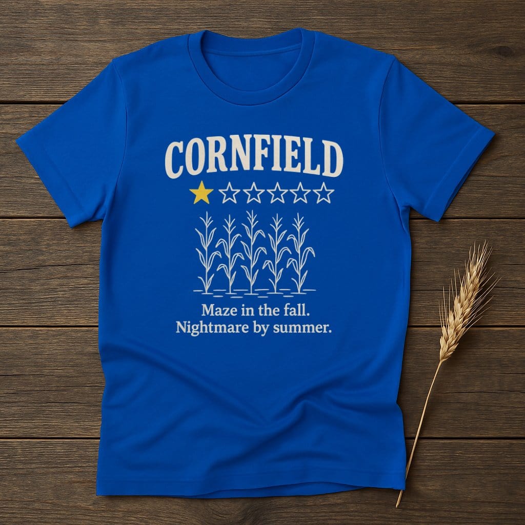MyDesigns Physical Item S / Royal Cornfield Review T-Shirt